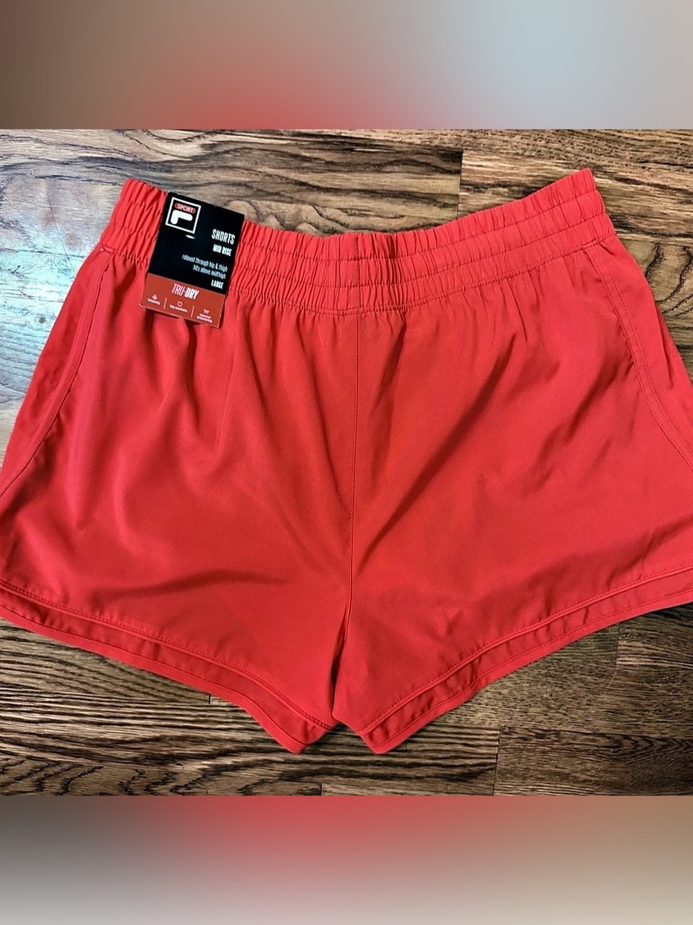 Fila Sport Shorts Athletic Shorts in Red Size Large NWT